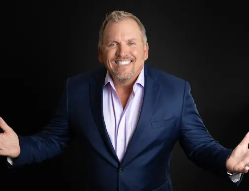 McPherson, his arms wide