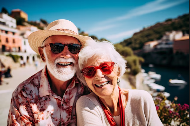 Senior Couple in Italy