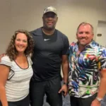 Art and Julia with Vince Young